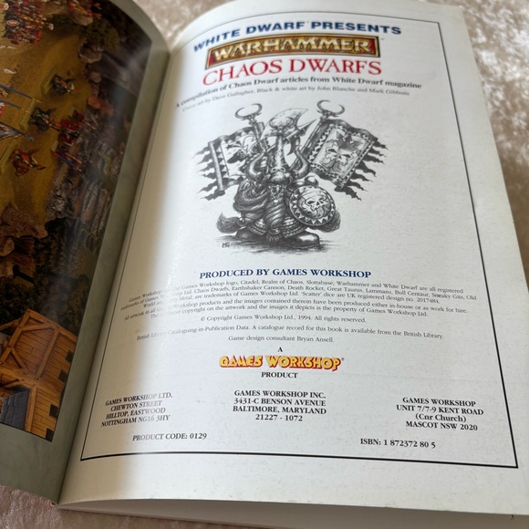 GUC Warhammer Chaos Dwarfs Supplement Book by Games Workshop RARE - Picture 6 of 6